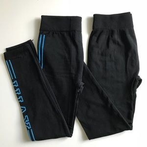 Coco Limon Leggings, 2 Pack, Solid and Striped